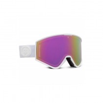 Маска Electric 20/21 Kleveland Matte White Brose/Pink Chrome