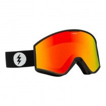 Маска Electric 24/25 EK1 Matte Black / Red Chrome + Blue Rose