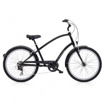 Велосипед 26" ELECTRA Townie Original 7D Men's black w/orange rims