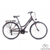 Велосипед 28" ROMET GAZELA Limited Black / pink 2018