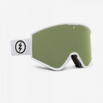 Маска Electric 21/22 Kleveland+ Gloss White/Photochromic Green Bronze