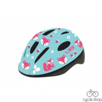 Шлем детский Green Cycle Foxy мятный / малиновый / розовый лак