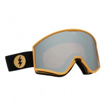 Маска Electric 24/25 EK1 Flood Black Gum Silver Chrome + Blue Yellow